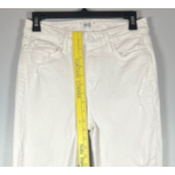 PAIGE Hoxton Ankle Jeans Destructed, Crisp White, Size 28 - Picture 5 of 8